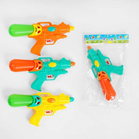 Водный пистолет 3 цвета, в пакете 26*14*5 см, микс видов 