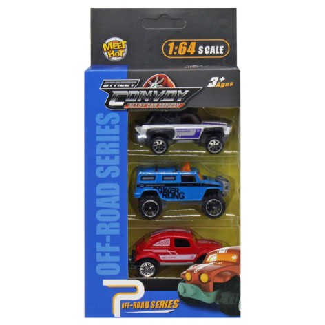 Набір металевих машинок 