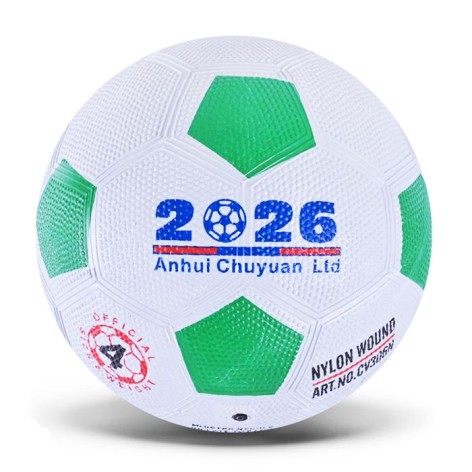 М'яч футбольний, розмір 5, зелений