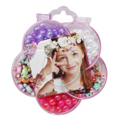 Набор бисера YF 3002 F 5 разновидностей бусин, лески, кольца, кулончик