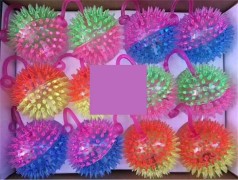 М'яч стрибун , підсвічування, пискавка, в кор. /24/288/12шт в кор.