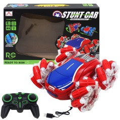 Машинка на радиоуправлении Stunt Car красная