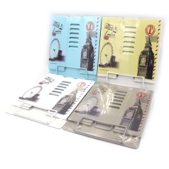 Подставка для книг метал. "London" 15,2*15,2см,mix