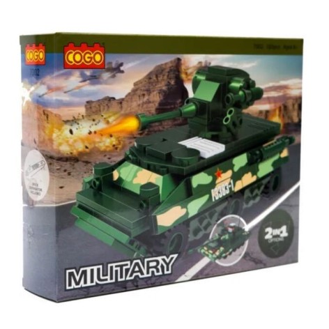 Конструктор "Армія" (174 елм.) Нептун + Танк (2в1) / COGO