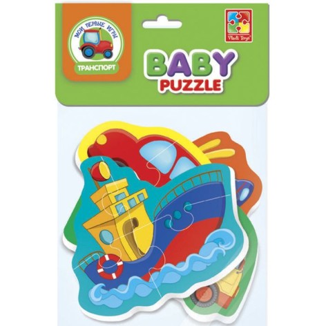 Беби пазлы "Транспорт" VT1106-96 (укр)