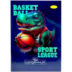 Щоденник шкільний "BASKETBALL", мʼяка палітурка