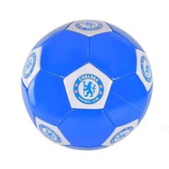 Мяч футбольный №5, 270 грамм, PVC, сине-белый