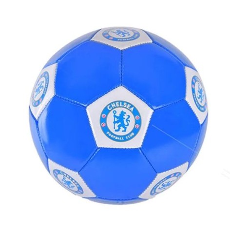 Мяч футбольный №5, 270 грамм, PVC, сине-белый