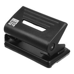 Діркопробивач пластиковий, JOBMAX, до 12арк., 110х60х65 мм, чорний