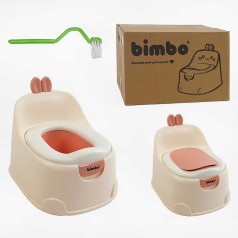 Горщик "Bimbo", знімна м'яка накладка, кришка, щіточка, в кор. 