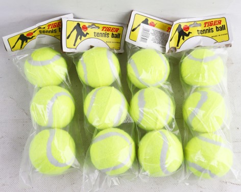 УЦЕНКА 40% Тенісні м'ячі 3шт, 60мм, кул, 11-24-6см 