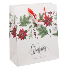 Пакет подарочный, новогодний 260 х 127 х 324 мм Вид 4