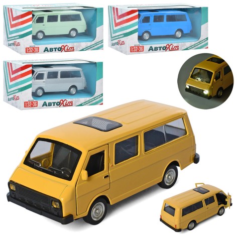 Машина 1:32, метал, інер, 12см, гумові колеса, відчиняються двері, зв, св, 3кол, бат-таб, кор, 15-7-7см 