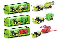 Комбайн 3 вида, металлопластик, навесное оборудование, съемный прицеп, в кор.,  МИКС /144-2/