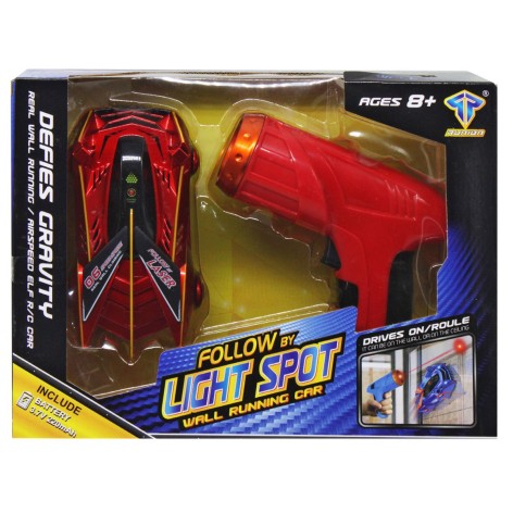 Машинка на радиоуправлении "Стенолаз", лазерный пульт (красная)