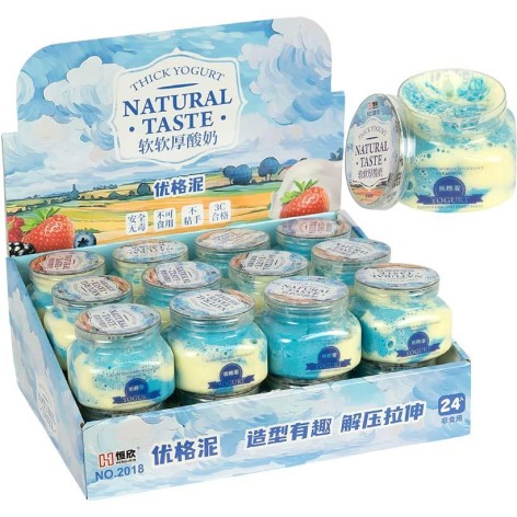 Игрушка-антистресс слайм в банке 