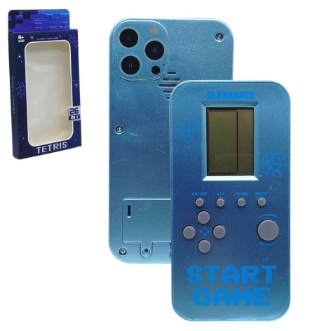 Електронна гра Тетріс - Смартфон (блакитна)
