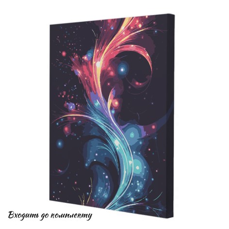 Картина по номерам со светодиодной подсветкой Riviera Blanca Магическая абстракция 40x50 см (ГР-022)