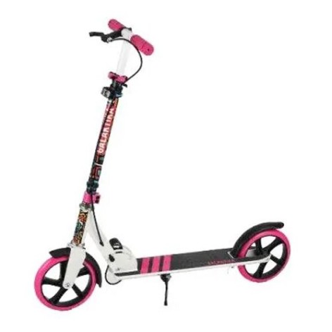 Самокат MIC Galaktika алюминиевый двухколесный розовый (GS-0014/2)