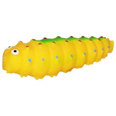 Антистресс гусеница мялка 15 см желтая