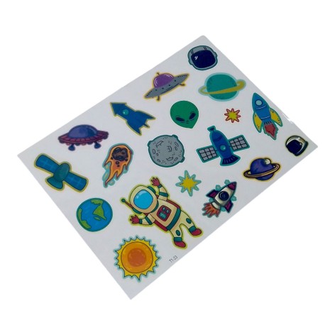 Татуювання-перебивки, тимчасові, "КОСМОС"