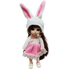 Кукла маленькая БРЮНЕТКА ЗАЯ