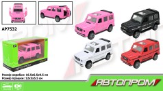 Машина  "АВТОПРОМ" 4 цвета, в кор. 16,5*9,5*6,5см /120-2/