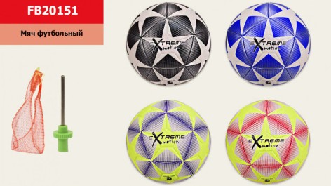 Мяч футбольный №5, PU, 420 грамм, MIX 4 цвета