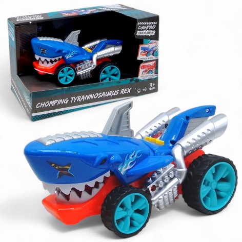 Іграшка машинка MIC "Акула" озвучена зі світлом та рухом (18x30x16.5 см)