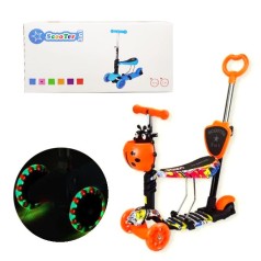 Самокат дитячий 4-х кол. помаранчевий