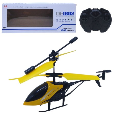 Вертолет на радиоуправлении, желтый