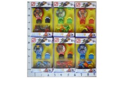 Конструктор-годинник 6 видів, в кор. 7*3*12см 