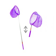 Складной, металлический сачок 85 см фиолетовый