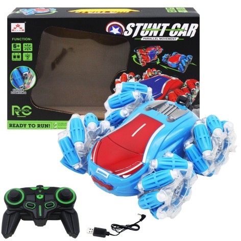 Машинка на радіокеруванні Stunt Car синій