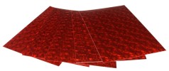 Кольорова ЕВА піна(Фоаміран)А4,21х29,7см,1,80 мм 5 лист.червоний