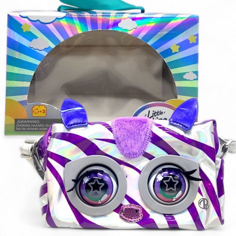 Сумочка інтерактивна "Little Winking elf - Зебра", кліпає оченятами, музика