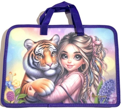 Папка на молнии с ручками А4+ Р0223