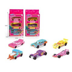 Набір машин 2 види, 3 штуки в кор. 