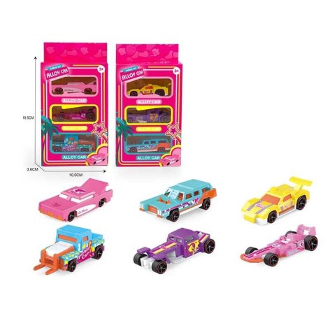 Набір машин 2 види, 3 штуки в кор. 