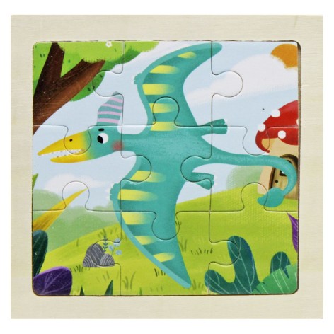 Деревянные пазлы с рамкой 
