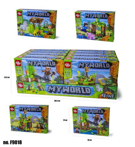 Конструктор MC 9018 (101+ дет) /4/32/8шт в кор.