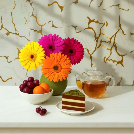 Самоклеящаяся стеновая PET плитка в рулоне 600х3000х2мм SW-00002637