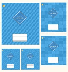 Тетрадь 12 л.клетка Твердая ТЕ41108 Фоновая 25 шт. в уп. /600/, 5к.