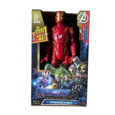 Герой звук, англійські фрази, підсвічування, рухомі частини тіла, висота – 30 см, у кор. 