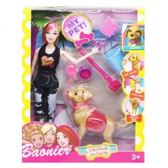 Кукла с собачкой