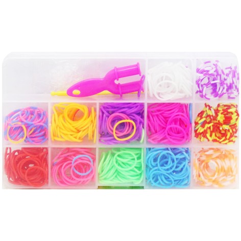 Набор резинок для плетения (12 цветов)