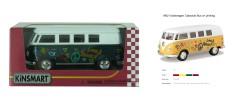 Модель автобус VOLKSWAGEN (1962) 5'' KT5060FW метал.інерц.відкр.дв.4кол.кор./96/