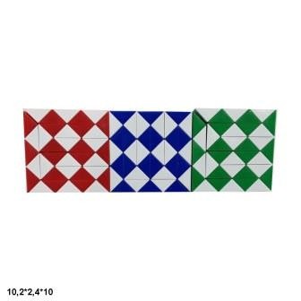 Змейка Рубика 361, 3 цвета 10,2*2,4*10