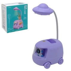Настольная лампа Автобус НЛО м.BJJ118A фиолетовый
