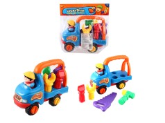 Конструктор - машина большая, для малышей, в п/э 23х11х19см 8856